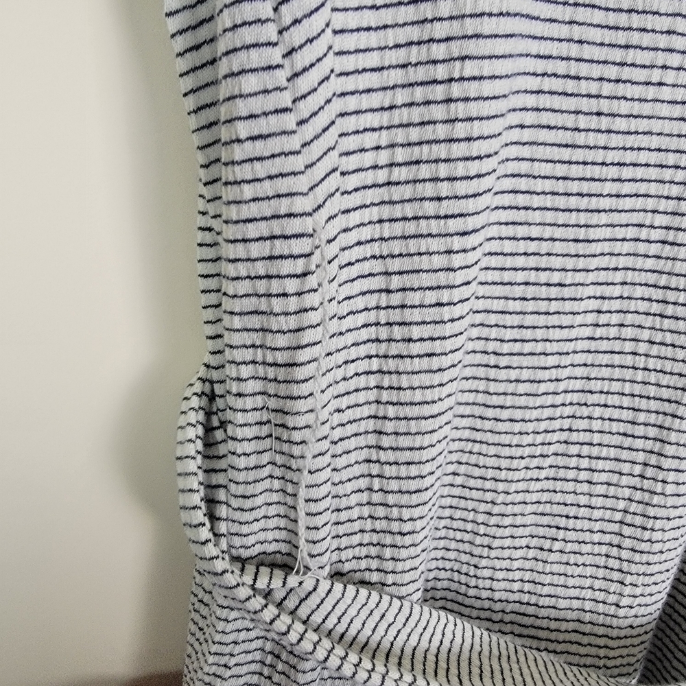 Lucky Brand Eliza Stripe Belted Maxi Dress Sz Small - Picture 12 of 12